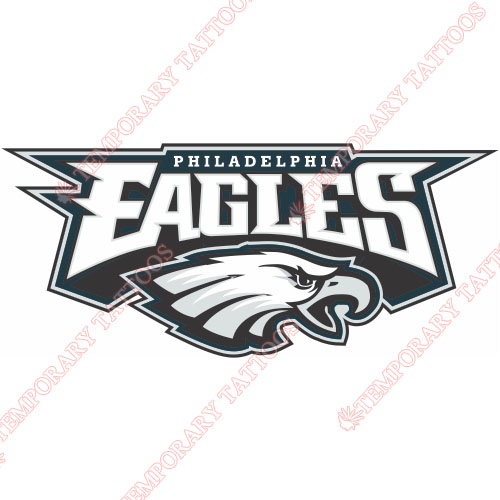 Philadelphia Eagles Customize Temporary Tattoos Stickers NO.673